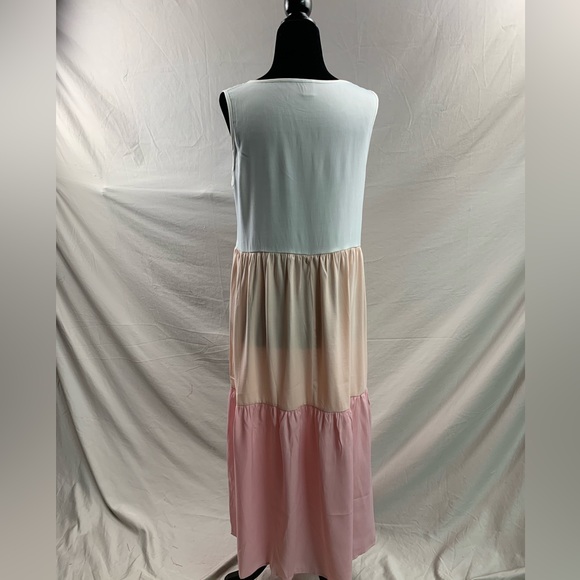 Boho Color Block Smock Dress - Picture 9 of 9